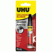 UHU Colle instantanée PIPETTE, 10g - 48795