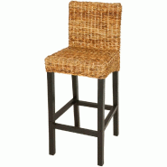 VidaXL Tabourets de bar lot de 2 Abaca Modèle Titan Nova - 242687