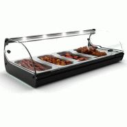 Vitrine chauffante CLASSIC - Bain marie - 4 bacs GN 1/3 | Sayl barcelona - Sans lumière LED
