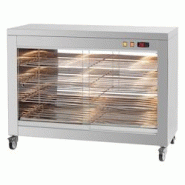 Vitrine chauffante électrique 2 portes 4 niveaux arrière en verre - 1100x450x840 mm - 2000 W 230/1V - 5301A4EC Eurast - gris inox 5301A4EC Vitrine chauffante électrique 2 portes 4 niveaux arrière en verre - 1100x450x840 mm - 2000 W 230/1V - 5301A4EC Eurast - gris inox 5301A4EC