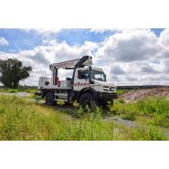 Xtenso 3 camion nacelle télescopique sur plateau pl unimog - klubb - 18,50m