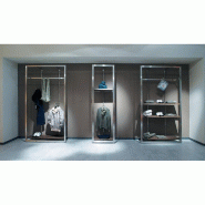 Cadre autoportant 'Dali' 240x128cm - Chrome - Métal - H240cm - Larg 128cm