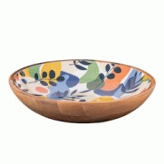 Coupe Japura 38 cm - Décoré Rond Bois Table Passion 38x38 cm - multicolore Bois massif 3106238580660 Coupe Japura 38 cm - Décoré Rond Bois Table Passion 38x38 cm - multicolore Bois massif 3106238580660