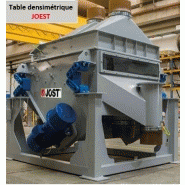 Crible table densimétrique vibrante - - constructeur joest Crible table densimétrique vibrante - - constructeur joest