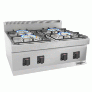 Cuisinière à gaz - 23 kW - 4 brûleurs  - Mario 700 | GGM -GHK800-E