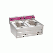Friteuse sur table électrique 2 x 12 litres 2 bacs - PACFE212