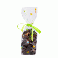 Sachet confiseur fond PP petites poules 12x27,5 cm - par 100