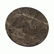 Stamp Reverdy Plateau Marbre véritable D60 Marron - 3661365004835