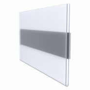 Support magnétique 47 à insérer - Lot de 50 - Pour étiquettes - Transparent - 100mm et 150mm Support magnétique 47 à insérer - Lot de 50 - Pour étiquettes - Transparent - 100mm et 150mm