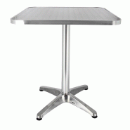 Table aluminium Bruxelles 60x60 - Table aluminium Bruxelles 60x60 -