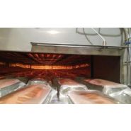 Tunnel de pasteurisation infrarouge électrique - pour l'industrie alimentaire - traitement sans contact