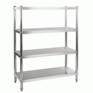 Vaiotec Étagère de rangement EASYLINE / 4 étagères - hauteur 180 cm, 1000 x 500 mm - 10267_0