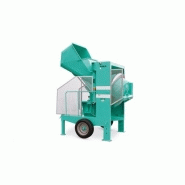 Bétonnière à chargeur hydraulique bro 500 à cuve basculante imer