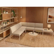 Banquette modulable accueil Moé Etner 4 places