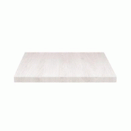 Emh Plateau de table restaurant 60x70 cm – finition bois blanc – mélaminé résistant - blanc Bois manufacturé PLATBMELA60X70X4BBL
