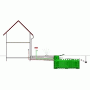 Kit habitat de récupération eau de pluie 5000 litres en l