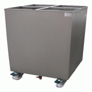 L2G Chariot Inox 304 Pour Trempage De Broches, 900 x 500 x 500mm - 3616350036292