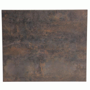Plateau de table carré Tavola 70x60 - Underground rouille_0
