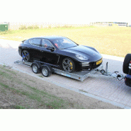 Porte voiture TOHACO 4,58 x 2 m - C.U. 2613 kg - PTAC 3500 kg - Suspension pneumatique - Référence MP 205 113 1000 1