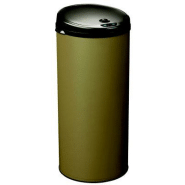 Poubelle à ouverture automatique - 45l - sensitive - gris olive 7002 mat texture Poubelle à ouverture automatique - 45l - sensitive - gris olive 7002 mat texture