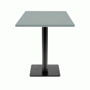 RestooTab - Table Milan T 60x60cm gris medio - gris fonte TB-MIT-6060M-GR.MED