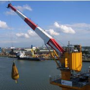 Rl 850 grue portuaire offshore - liebherr - capacité de levage max 30t