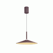 Suspension Led métal 16 watts café - Mantra - Calice - marron métal 8435153278921