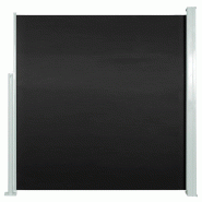 VidaXL Auvent latéral rétractable 140 x 300 cm Noir Modèle Ventura Prestige - noir 45353
