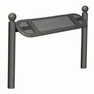 Assis-debout Boule - Structure en tube acier Ø76mm - Assise tôle acier perforée 2mm - Fabrication Française Assis-debout Boule - Structure en tube acier Ø76mm - Assise tôle acier perforée 2mm - Fabrication Française