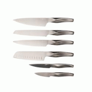 Bjorn Couteaux de cuisine LARUS - 6 pièces - noir 3701488307823 Bjorn Couteaux de cuisine LARUS - 6 pièces - noir 3701488307823