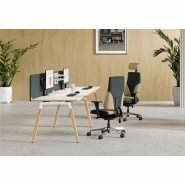 Bureau bois design fabriqué en France - 120-cm,noir_0