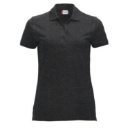CLIQUE Polo MC Femme Anthracite Chiné L CLIQUE Polo MC Femme Anthracite Chiné L