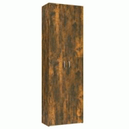 Décoshop26 - Meuble de bureau armoire de rangement 5 compartiments avec deux portes couleur chêne fumé 60 x 32 x 190 cm bois DEC024462 - 3000254719564 Décoshop26 - Meuble de bureau armoire de rangement 5 compartiments avec deux portes couleur chêne fumé 60 x 32 x 190 cm bois DEC024462 - 3000254719564