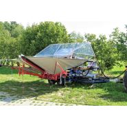 Gacek - vibreur d'arbre fruitier - jagoda jps agromachines - longueur de transport : 4 800 mm