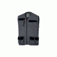 GILET sans manches gris orange M2GI3