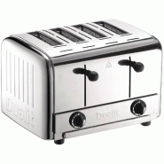 Grille-pain traiteur 4 tranches inox 49900 | Dualit - DK840