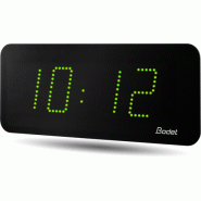 Horloge LED Style II 10, alimentation 230V, Radio ALS et DCF, LED verte - BODET