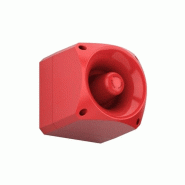 Diffuseur sonore étanche Nexus 105 - Réf. : CSE0121 - Dimensions 136,2 x 136,2 x 124,5 mm - IP66 - Rouge
