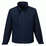 Portwest - Blouson de travail Softshell déperlant et coupe vent Bleu Marine Taille XL - XL bleu 5036108155231