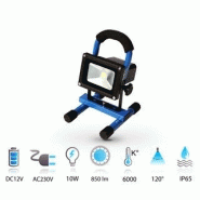 Projecteur led 10w autonome