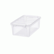 SmartStore Boîte de rangement CLASSIC 4 L, clips: blanc - blanc plastique polypropylène 7332462084865