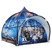 Tente dôme publicitaire 6 m - monture en tubes aluminium - toile polyester imperméable - fabrication européenne_1