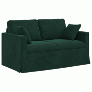 VidaXL Canapé Vert foncé 138 x 78 x 80 cm Velours Modèle Atlas Smart Élite - 42024415
