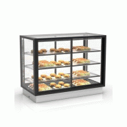 Vitrine chauffante INTEGRA Drop-In - 4 niveaux - 1200 mm - H815 mm | Sayl Barcelona- Accès Self-Service - 674005070490