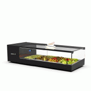 Vitrine réfrigérée Tapas LOGIC - 4 bacs GN 1/3 - VTLG4 | Sayl Barcelona - à droite (côté service)