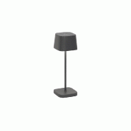 Zafferano OFELIA PRO MICRO LED lampe de table Gris foncé rechargeable et dimmable - multicolore 8058945337592