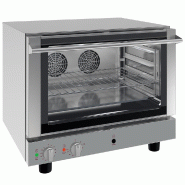 Four électrique à convection, 4x 600x400 mm + humidificateur manuel 3.2 kW Four électrique à convection, 4x 600x400 mm + humidificateur manuel 3.2 kW