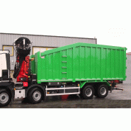 Bennes déchets de chantiers en Acier - PTAC 19T à 32T - Recyclage et Déchetterie Bennes déchets de chantiers en Acier - PTAC 19T à 32T - Recyclage et Déchetterie