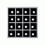 Cube avec casiers pour bouteilles Série Merlot 610060 - noir Bois massif 610060 Cube avec casiers pour bouteilles Série Merlot 610060 - noir Bois massif 610060