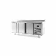 Desserte réfrigérée négative 3 portes adossée - inox AISI304 - 385 litres - BMPP2000BT_0